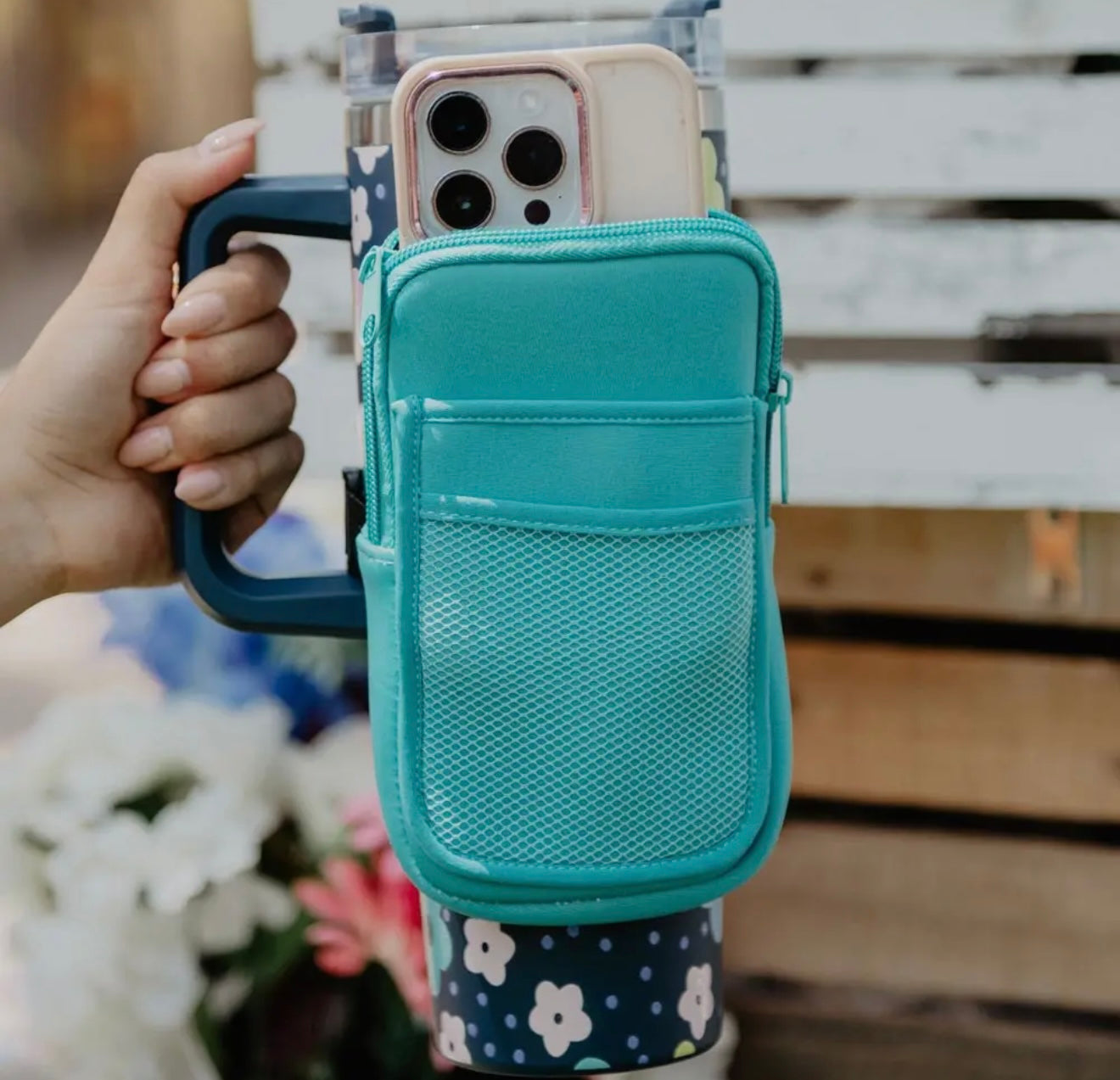 DEEP TEAL POUCH