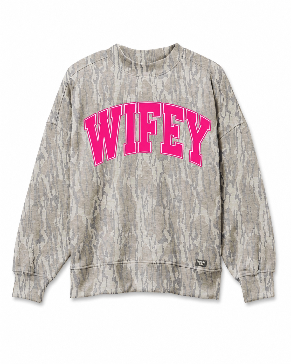 PREORDER: WIFEY MOSSY OAK MOCK-NECK