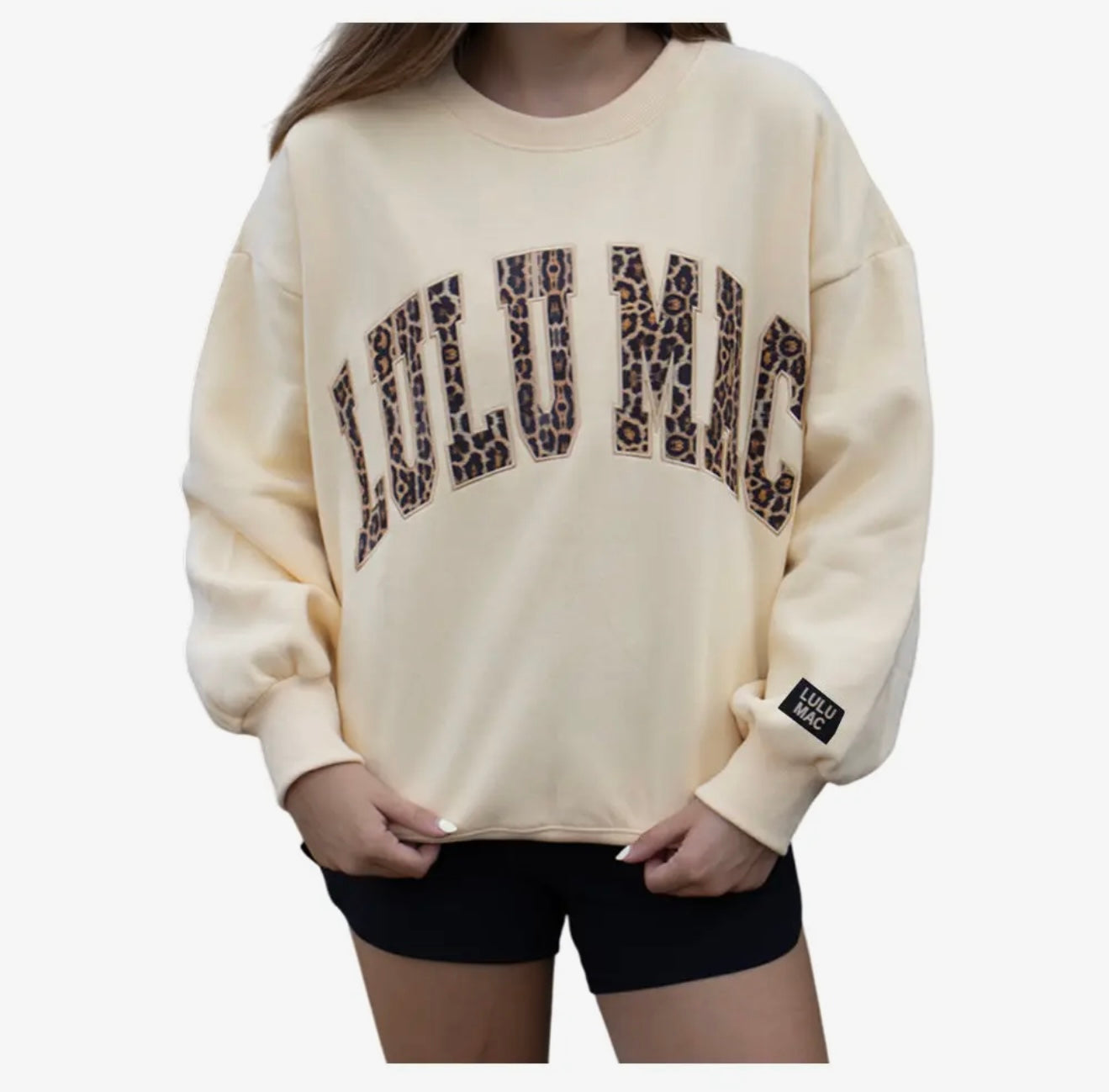 LULUMAC PULLOVER LEOPARD YELLOW