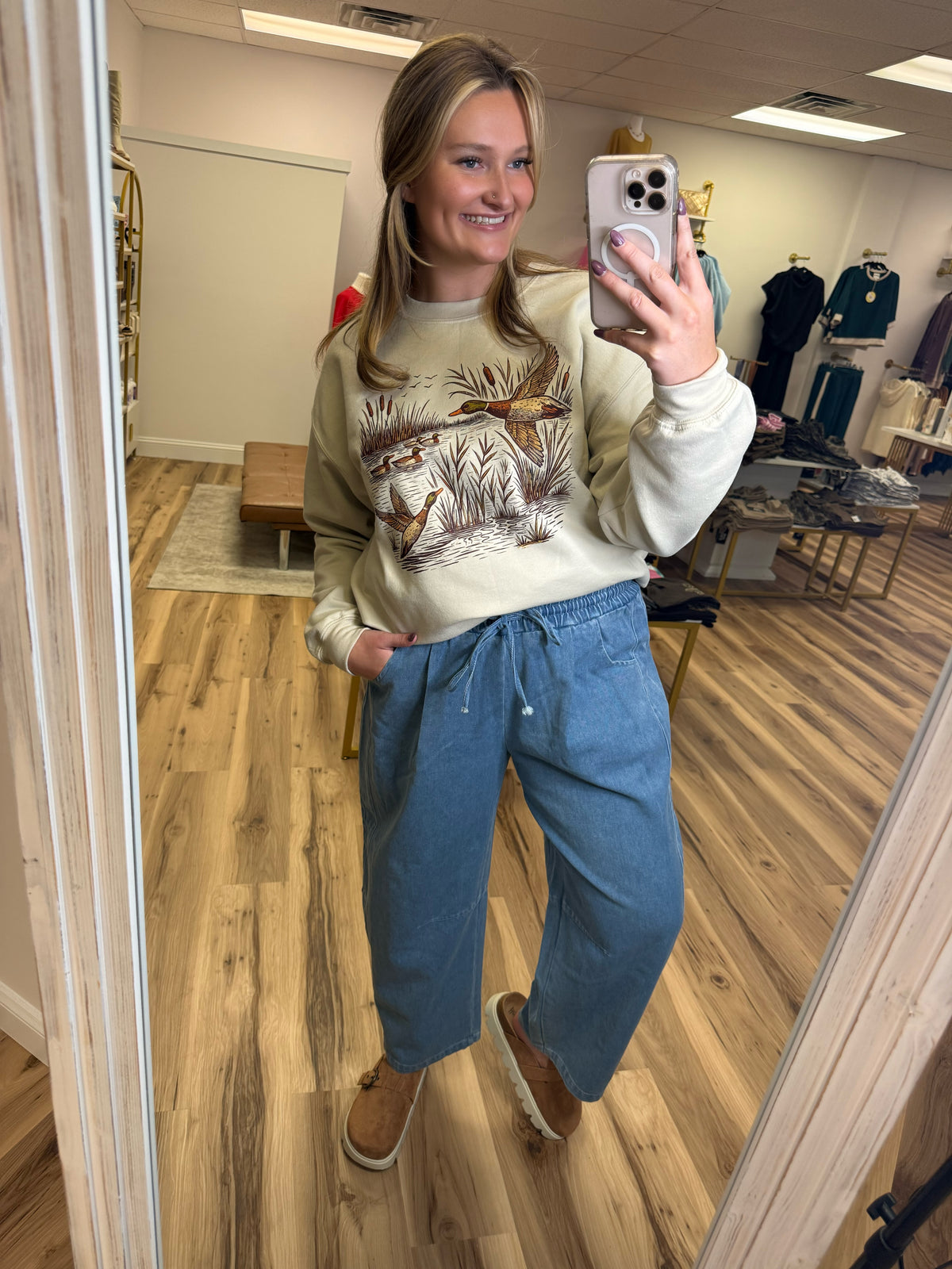 BLUE RIDGE BARREL JEANS
