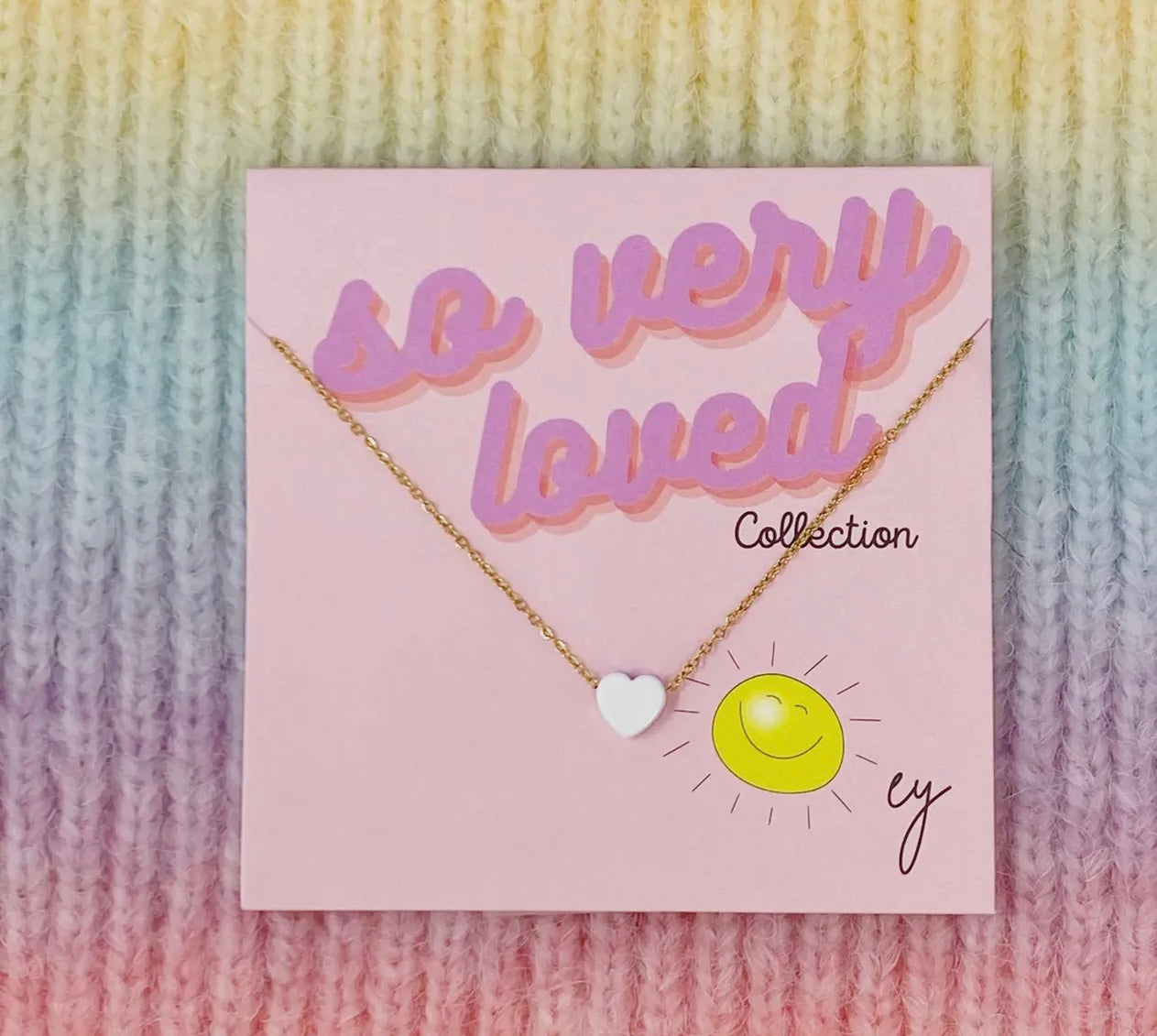 SO VERY LOVED HEART NECKLACE