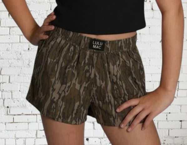 YOUTH LULUMAC BOTTOMLAND CAMO BOXER SHORTS