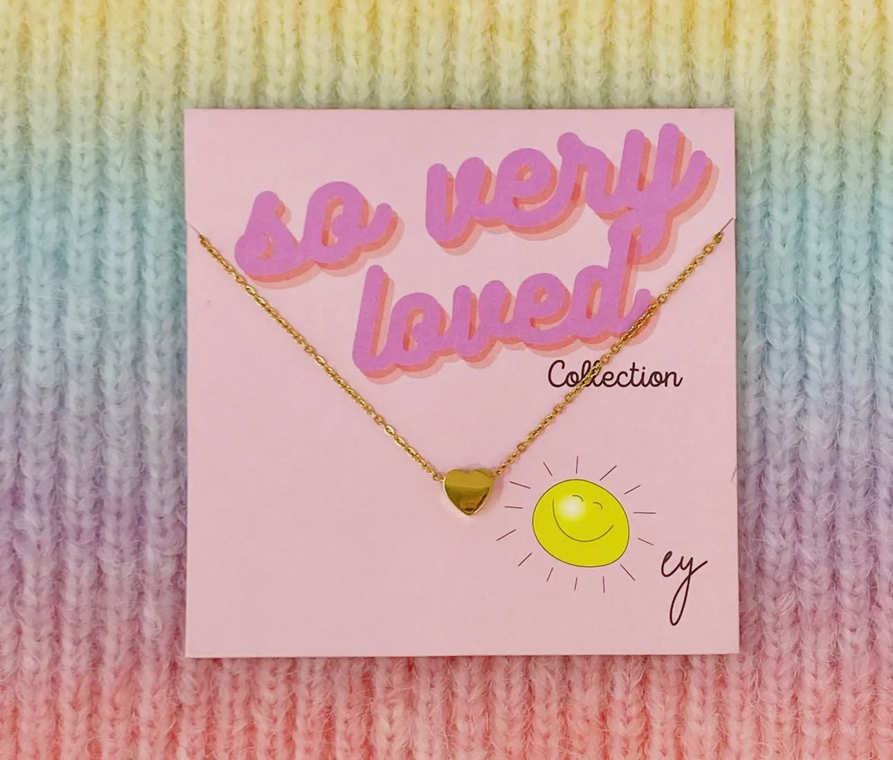 SO VERY LOVED HEART NECKLACE