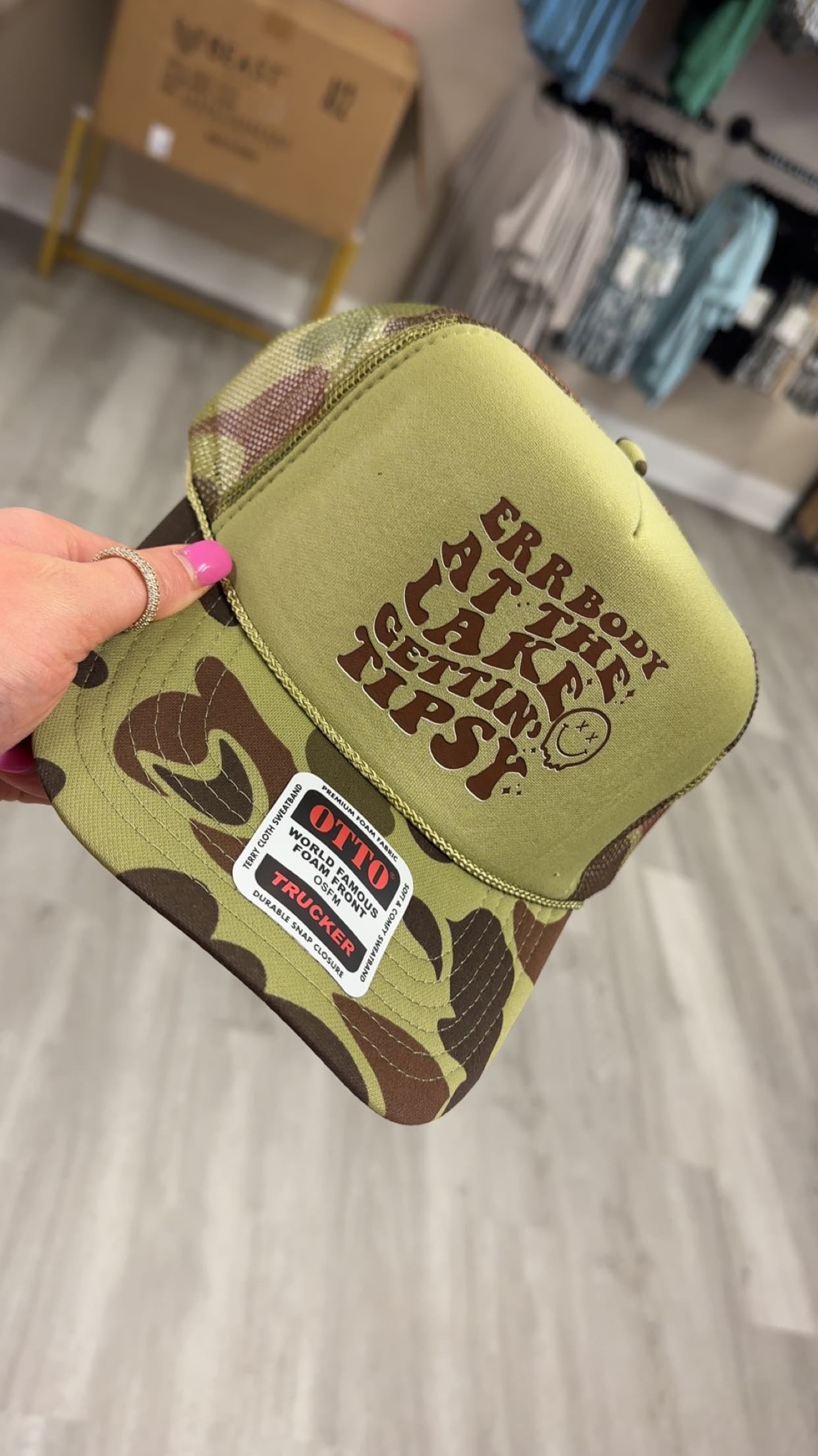 ERRBODY AT THE LAKE GETTIN' TIPSY HAT