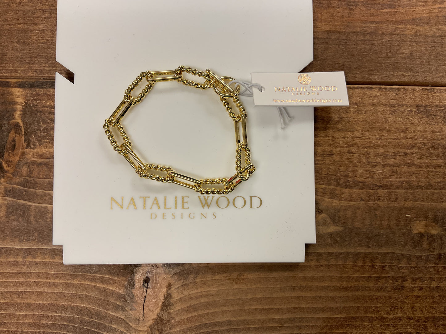 SHE’S SPICY CHAIN LINK BRACELET GOLD