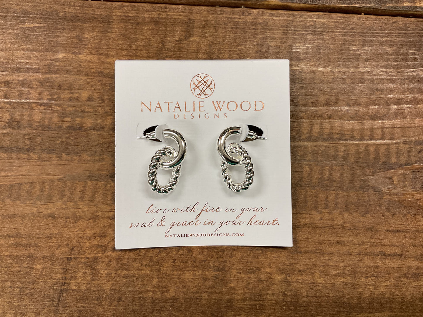 LEGACY LINK EARRINGS n SLIVER