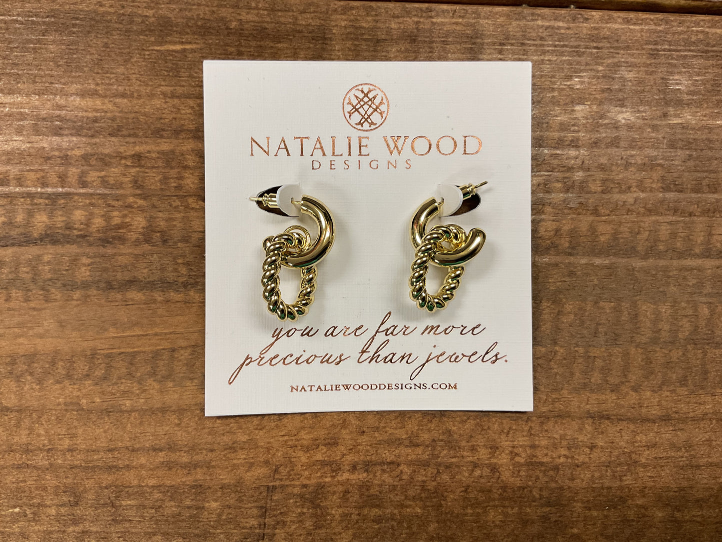 LEGACY LINK EARRINGS n GOLD