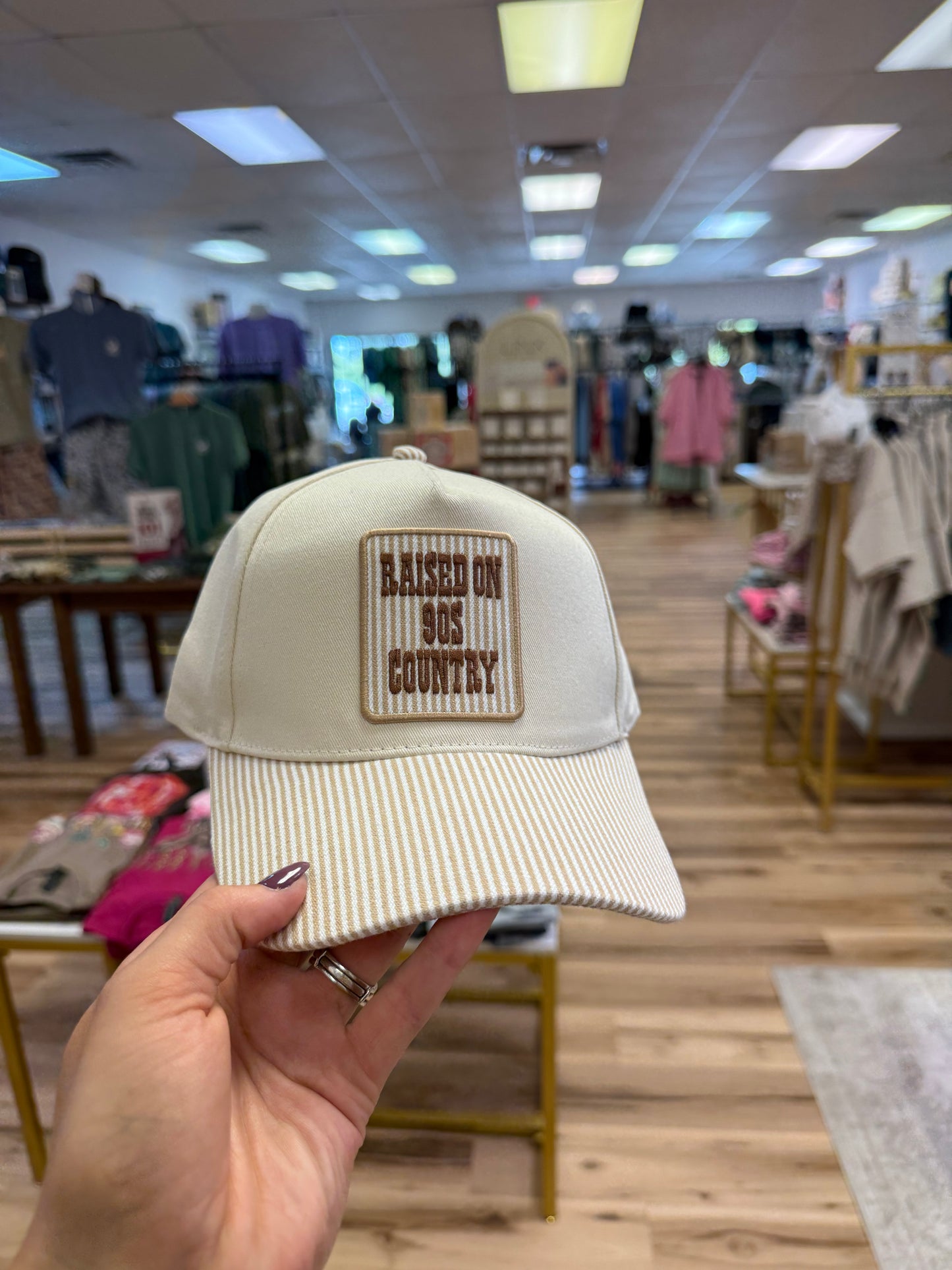 RAISED ON 90'S COUNTRY SEERSUCKER
