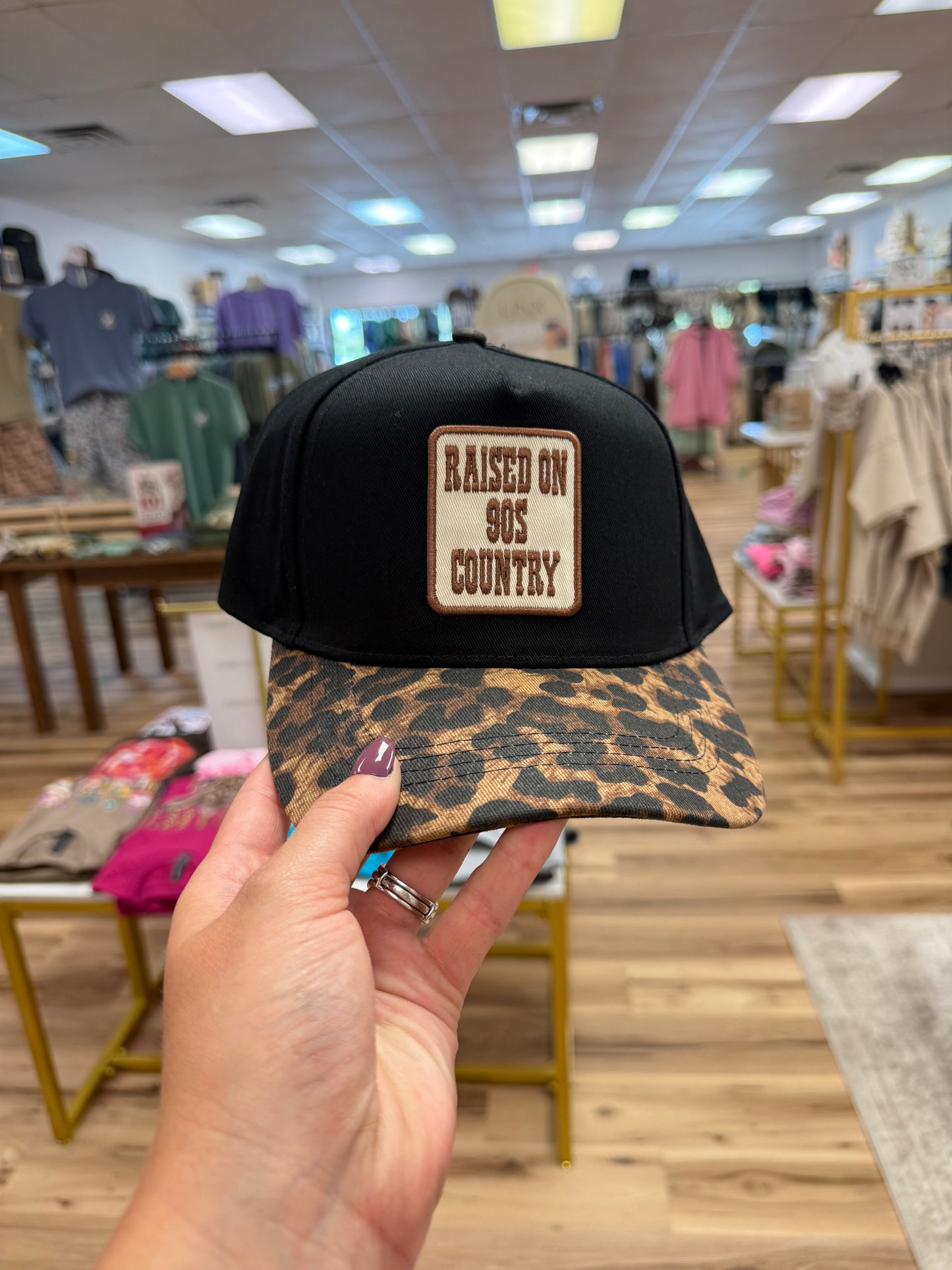 RAISED ON 90'S COUNTRY LEOPARD