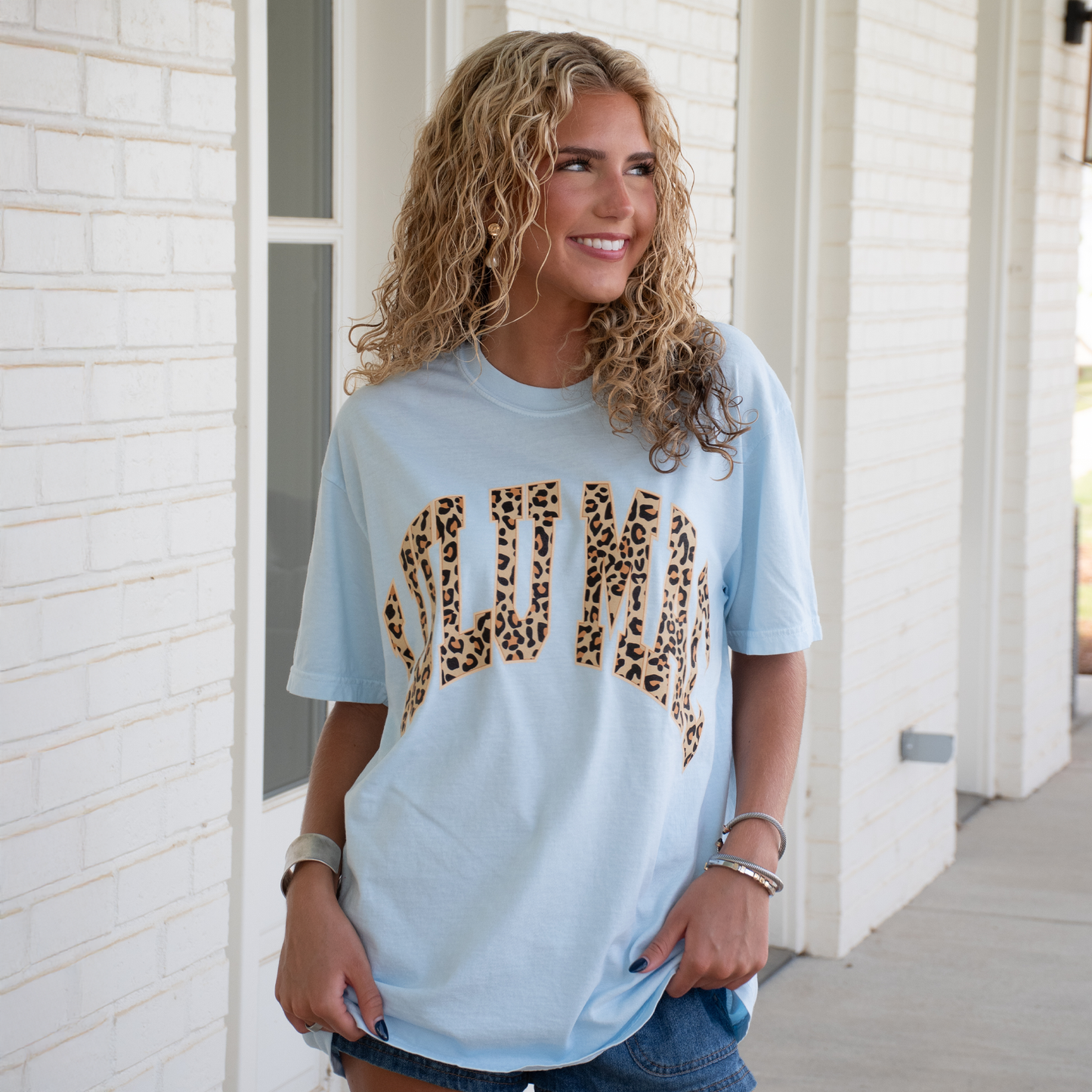 LULUMAC CHEETAH TSHIRT BLUE