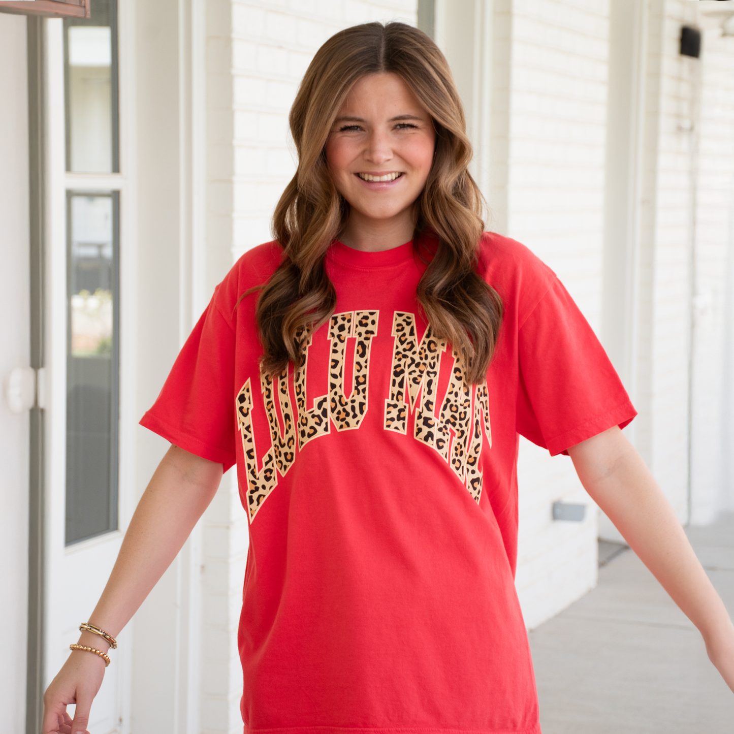 LULUMAC CHEETAH TSHIRT RED