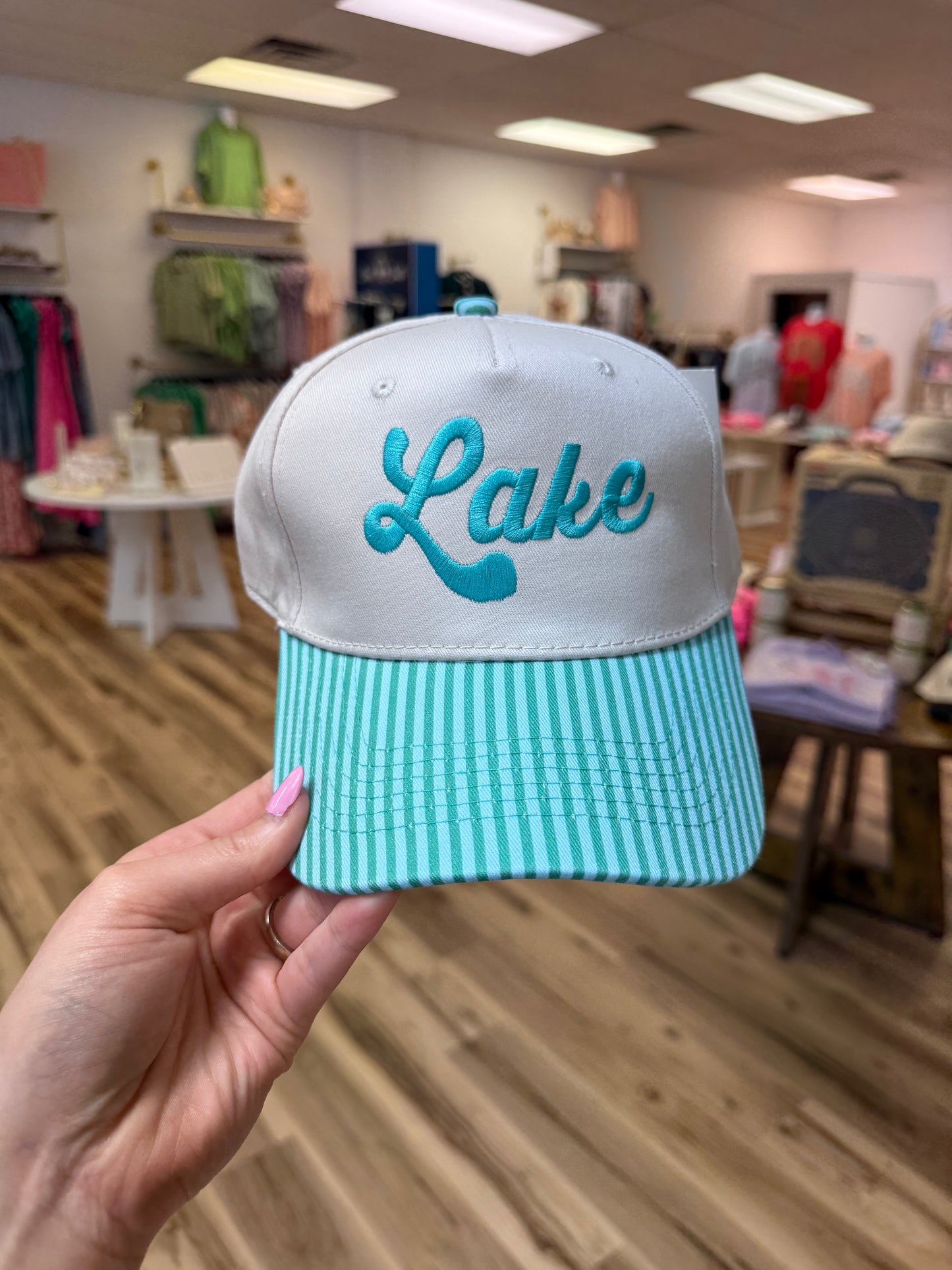 LAKE TURQUOISE STRIPES