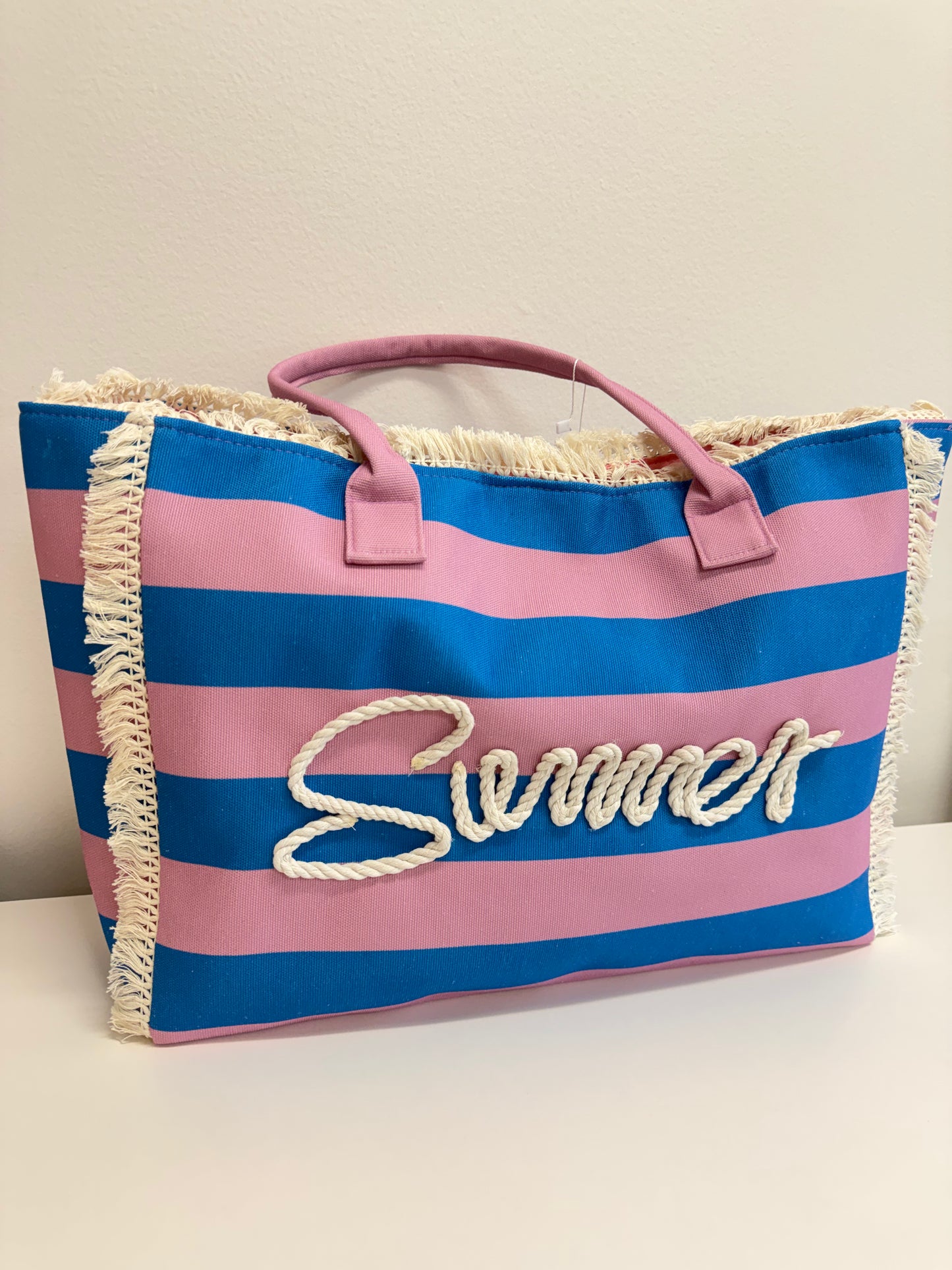SUMMER STRIPE TOTE BAG