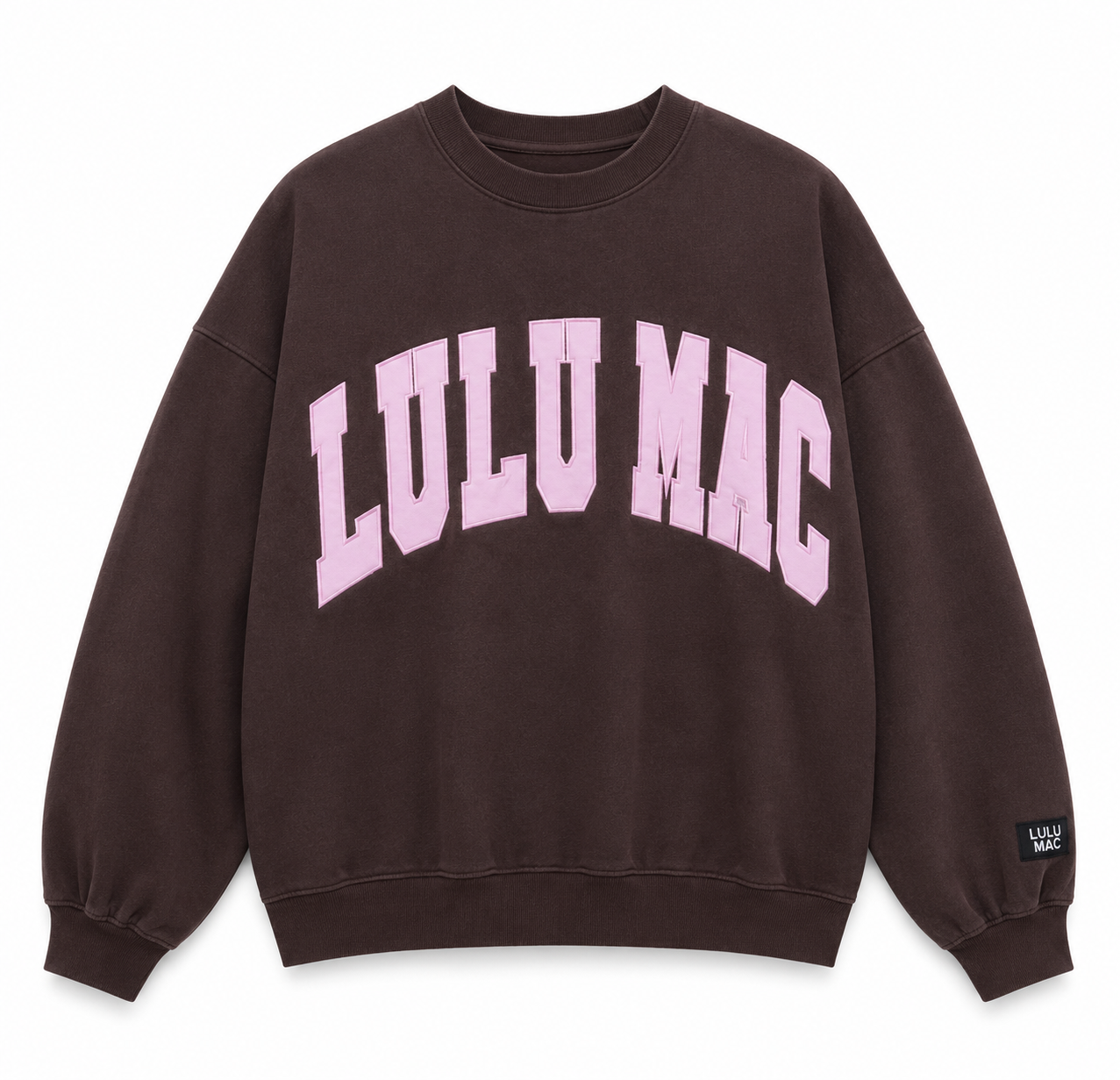 LULUMAC SWEATSHIRT BROWN/PINK