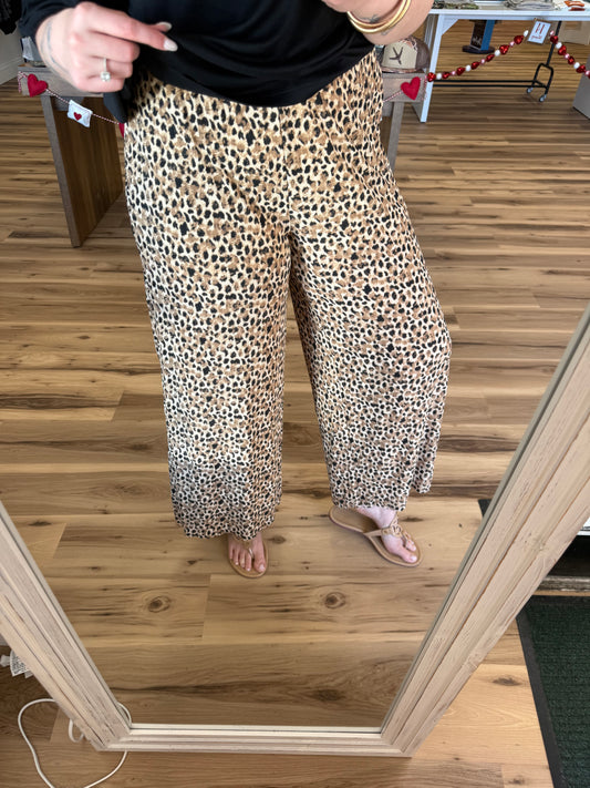 SABRINA LEOPARD PANTS