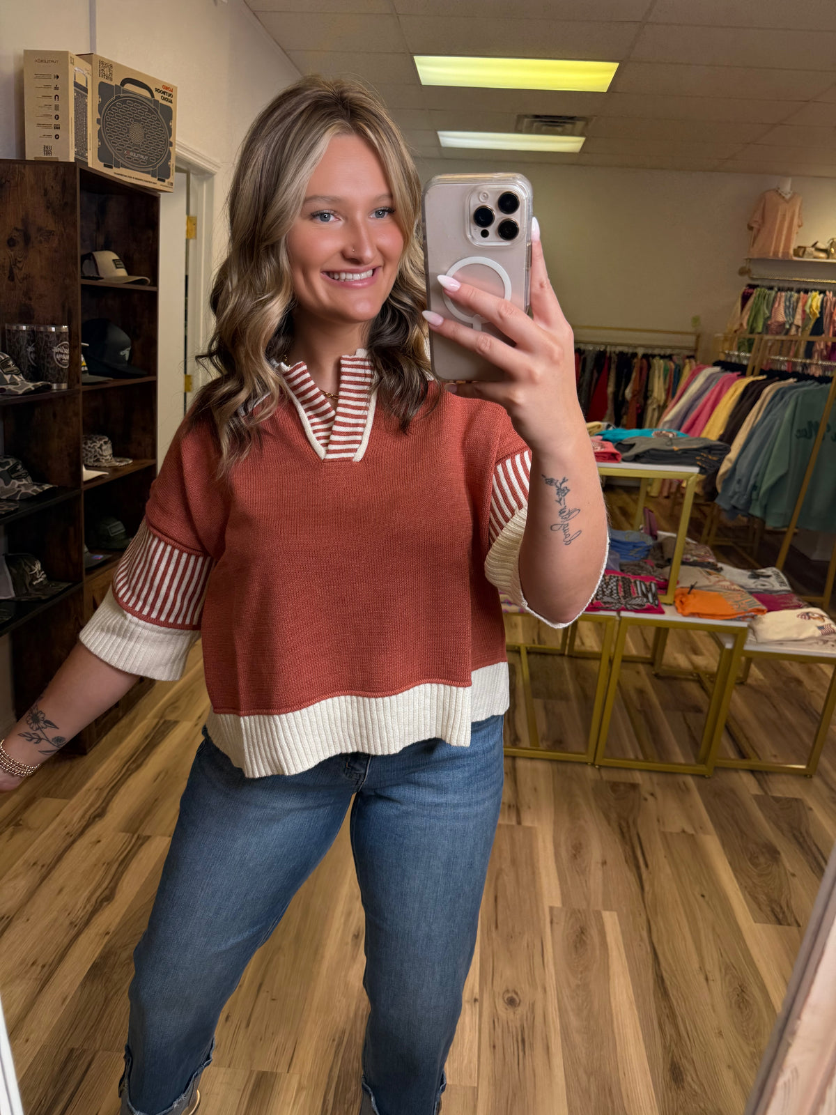 COZY COPPER SWEATER
