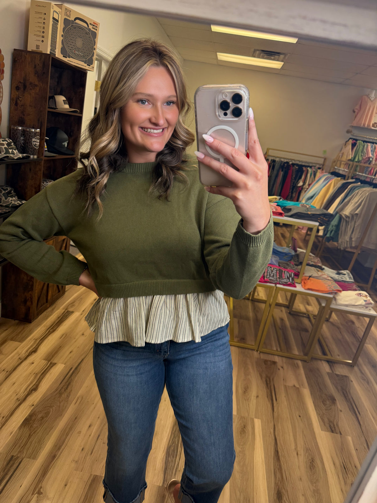 BOW BACK BEAUTY SWEATER