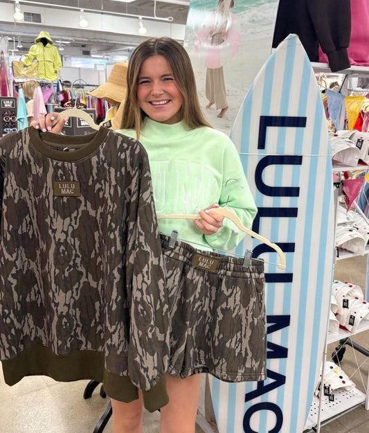 PREORDER: LULUMAC BOTTOMLAND CAMO SWEATSHIRT