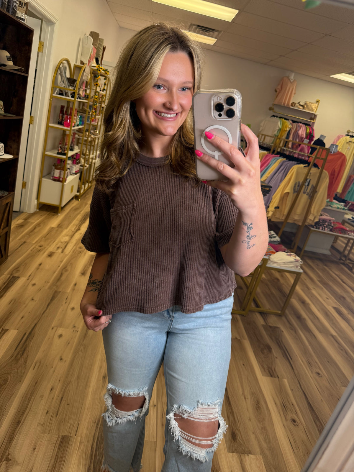 CINNAMON SUE TOP
