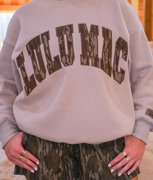 PREORDER: LULUMAC BC SWEATSHIRT GREIGE