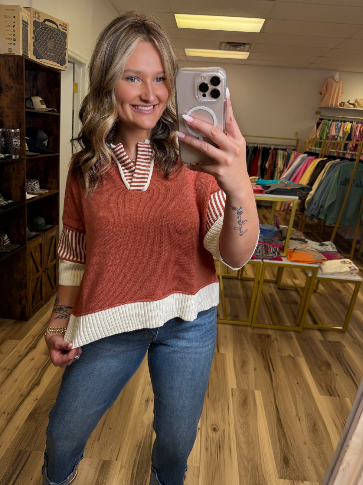 COZY COPPER SWEATER