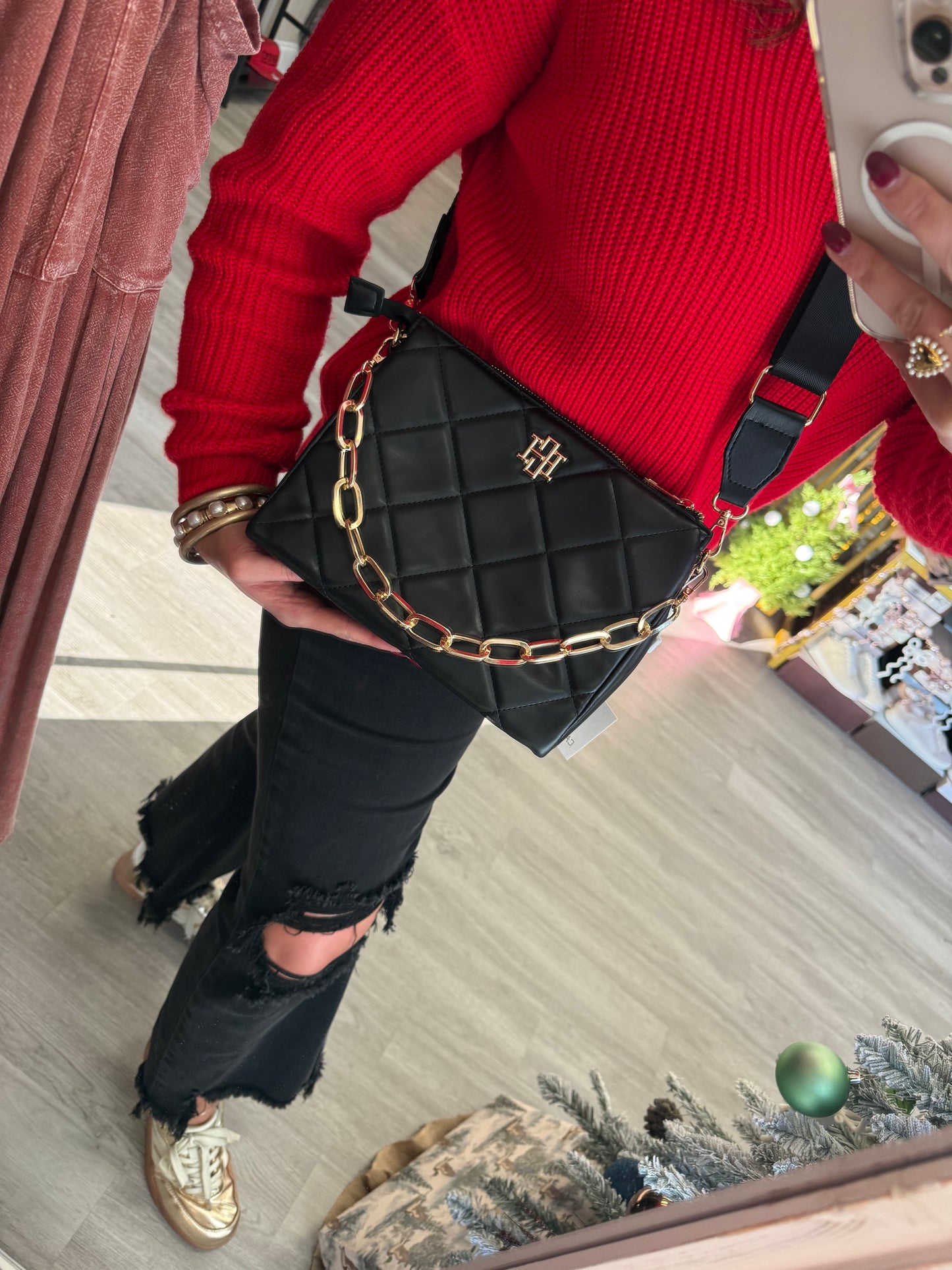 ARIANA CROSSBODY BLK LD