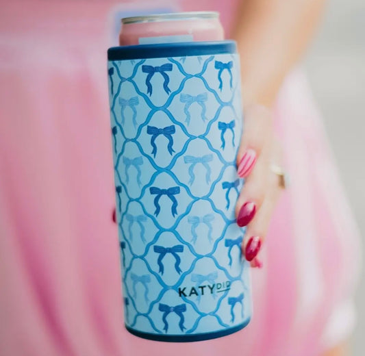 BLUE COQUETTE CAN KOOZIE