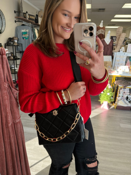 ARIANA CROSSBODY BLK LD