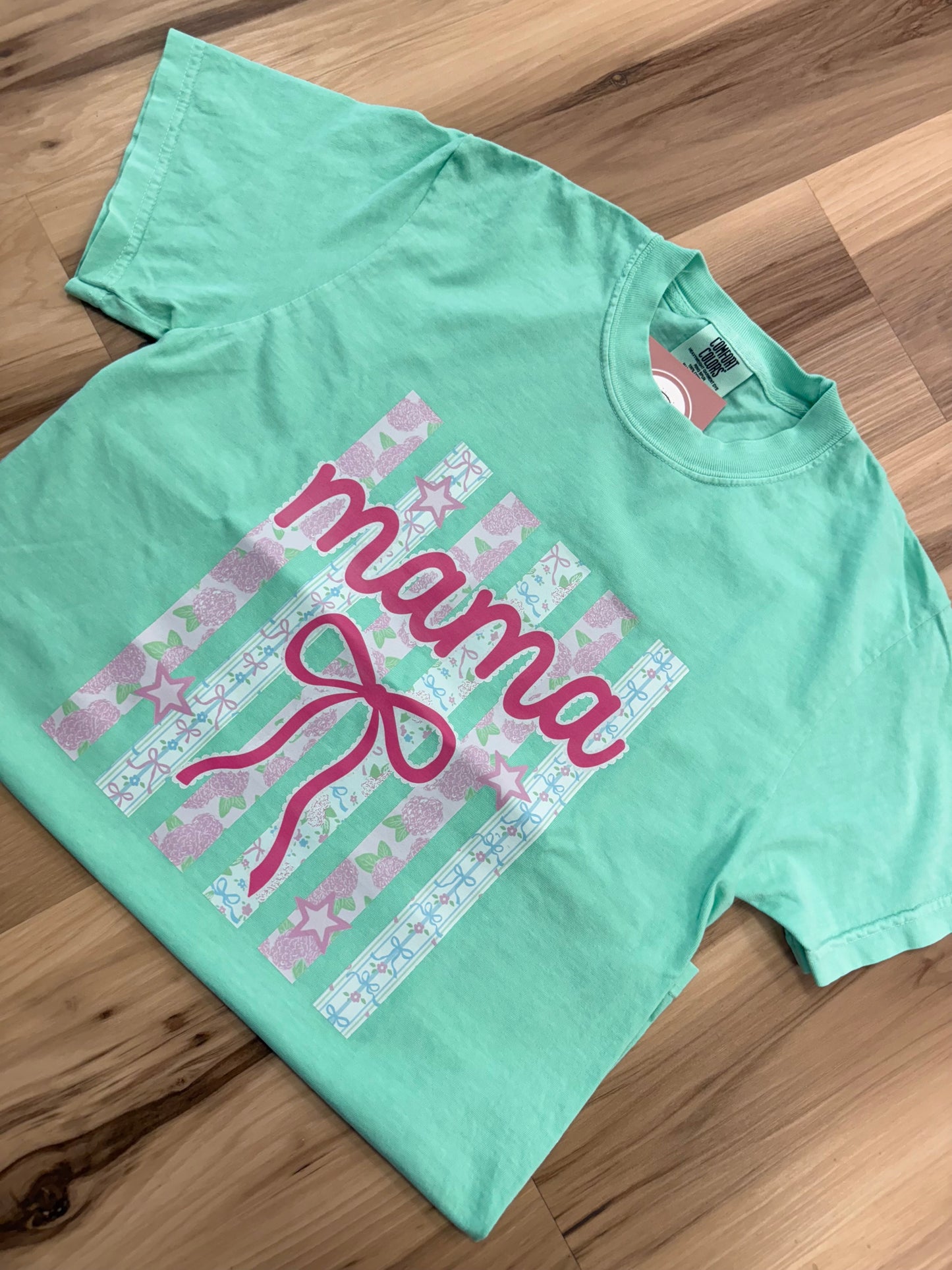 MAMA TSHIRT MINT GREEN