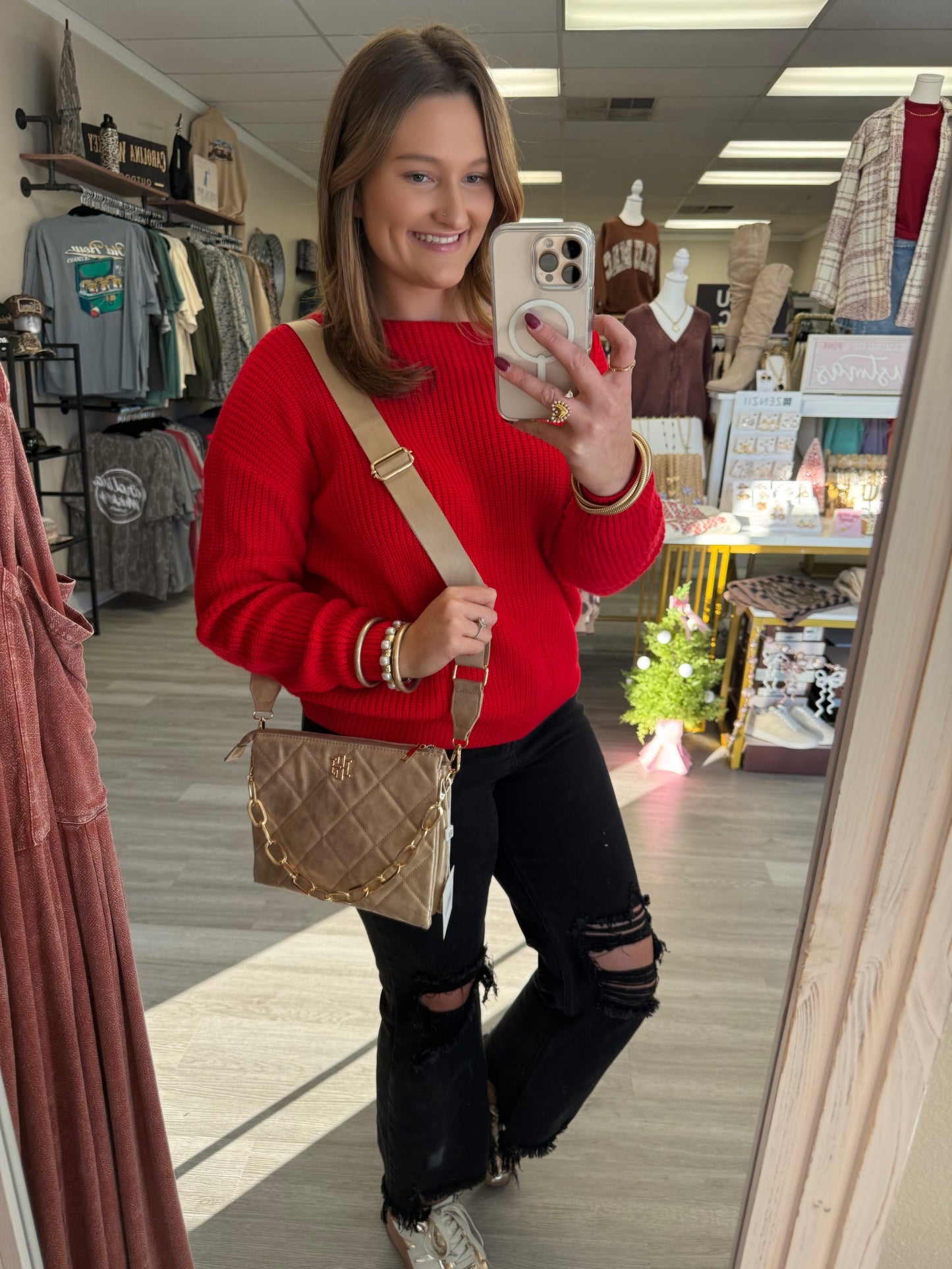 ARIANA CROSSBODY GOLD SHIMMER LD