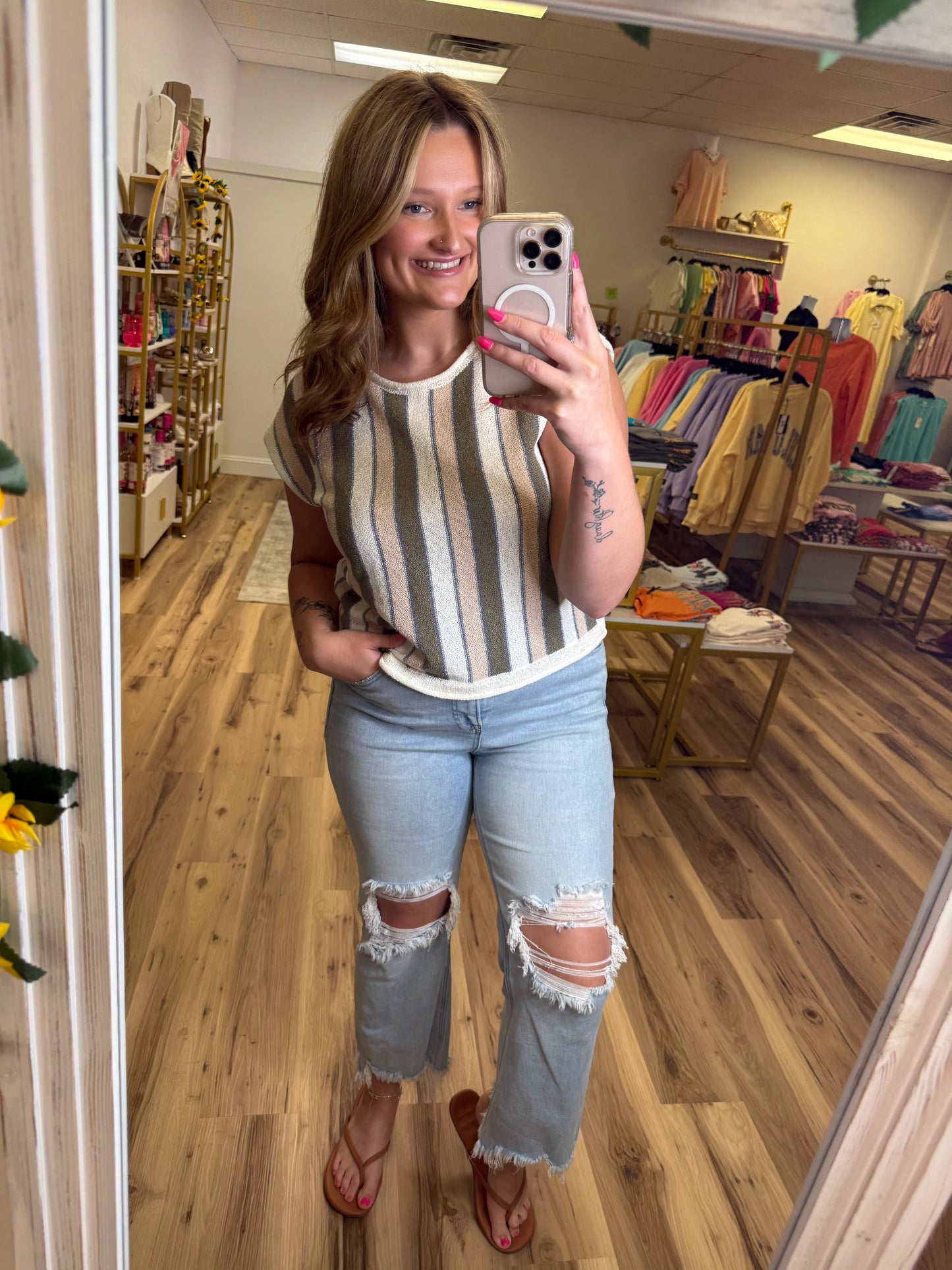 FALL IN LINE SWEATER