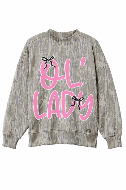 PREORDER: OL' LADY MOSSY OAK MOCKNECK