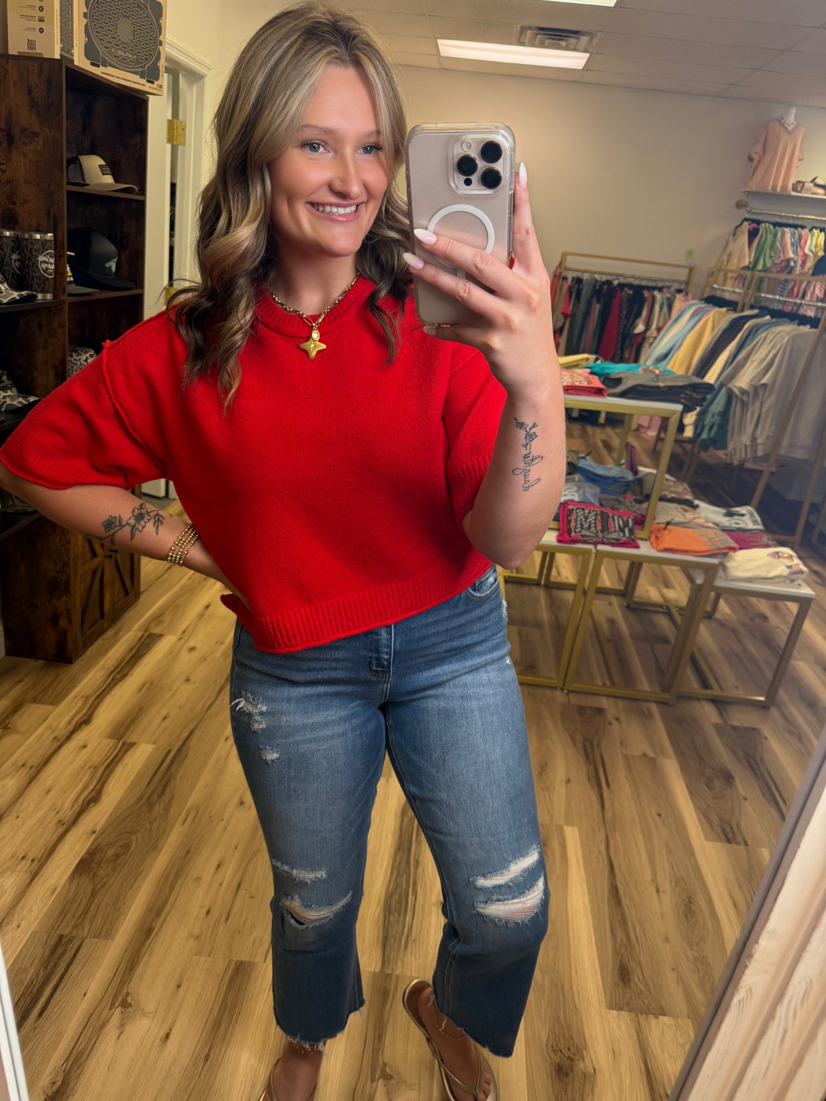 CHERRY CHARM SWEATER