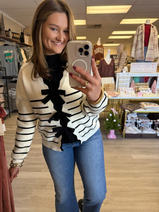 HALLE TIE UP SWEATER