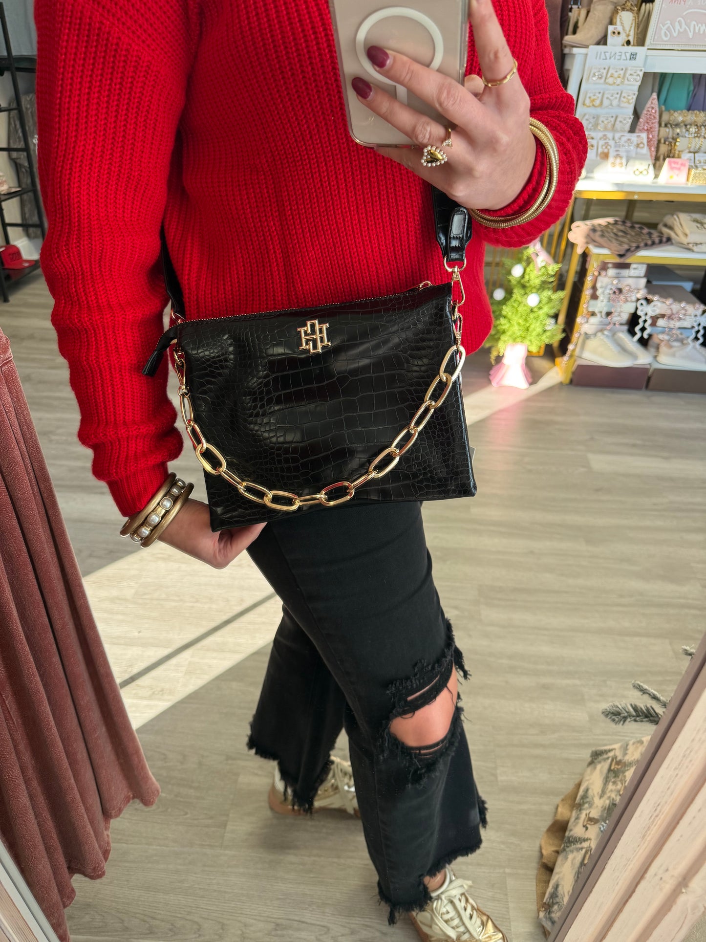 ARIANA CROSSBODY BLK EC