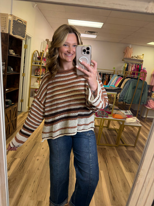 CHESTNUT CHARM SWEATER