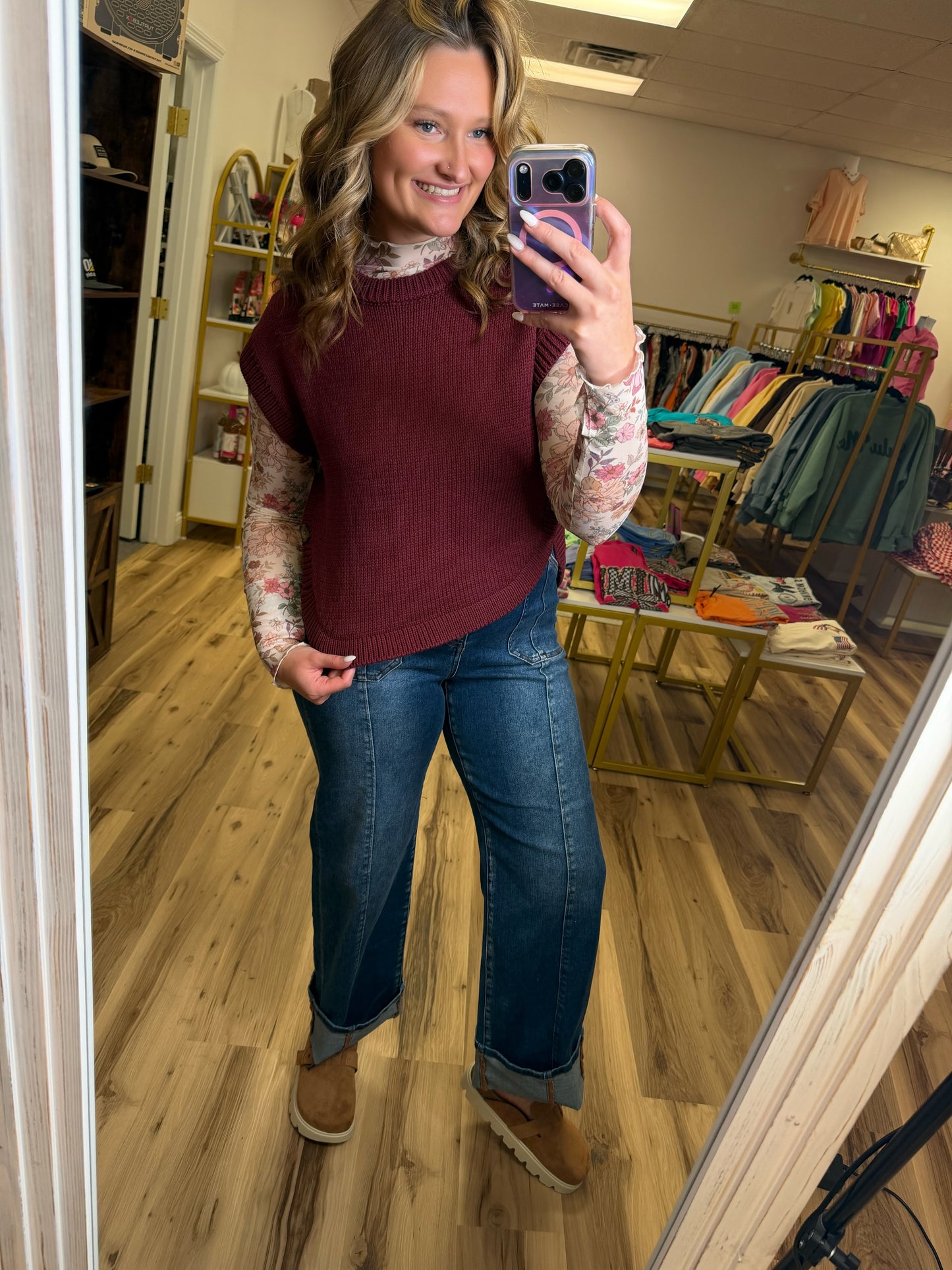 SOUTHERN SANGRIA SWEATER