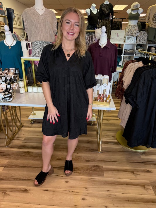 MIDNIGHT BLOOM DRESS