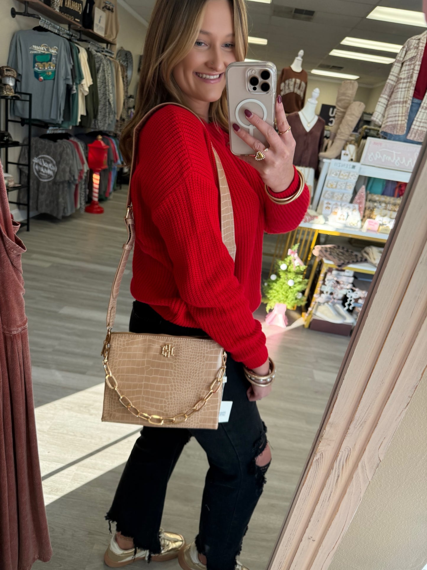 ARIANA CROSSBODY LATTE EC