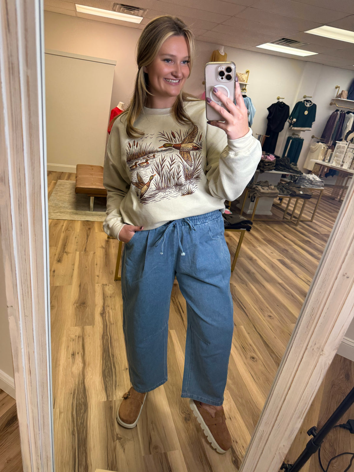 BLUE RIDGE BARREL JEANS