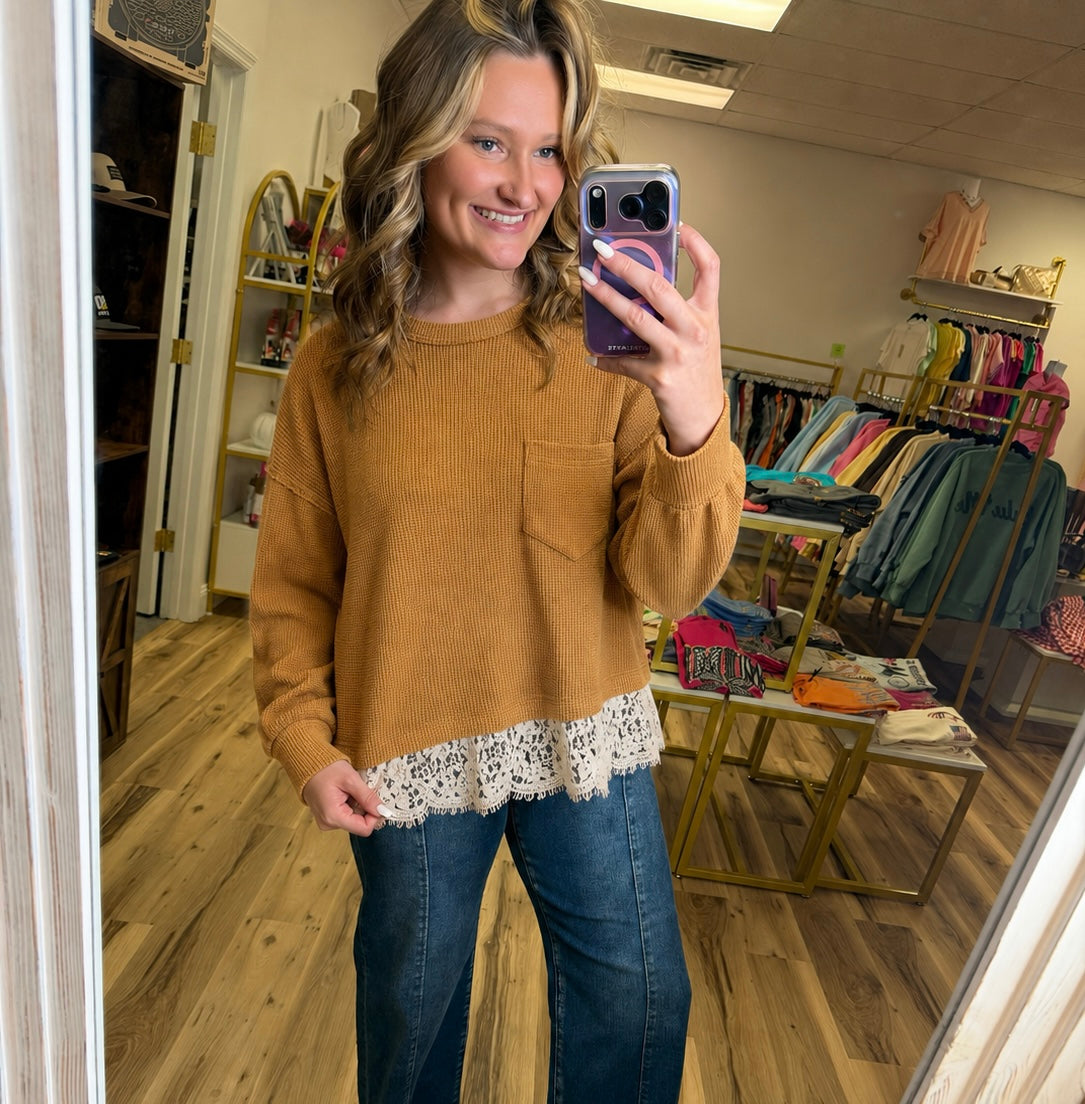 CHANGING SEASONS KNIT TOP