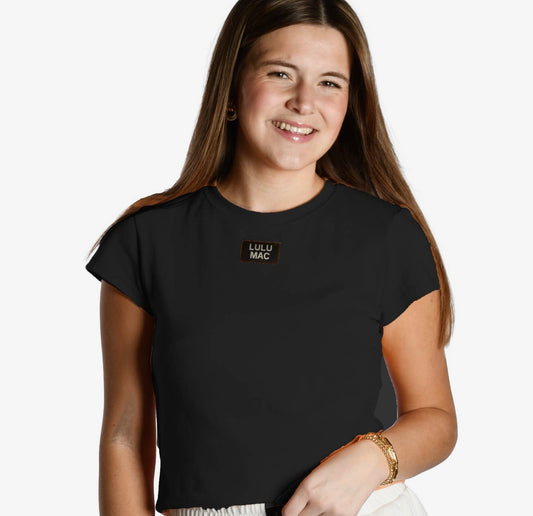 BLACK LULUMAC BABYDOLL TOP