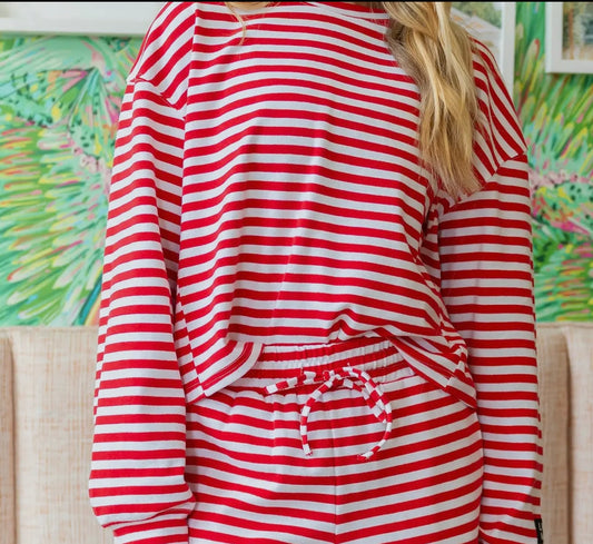 LULUMAC RED STRIPE LS