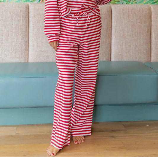 LULUMAC RED STRIPE PANTS