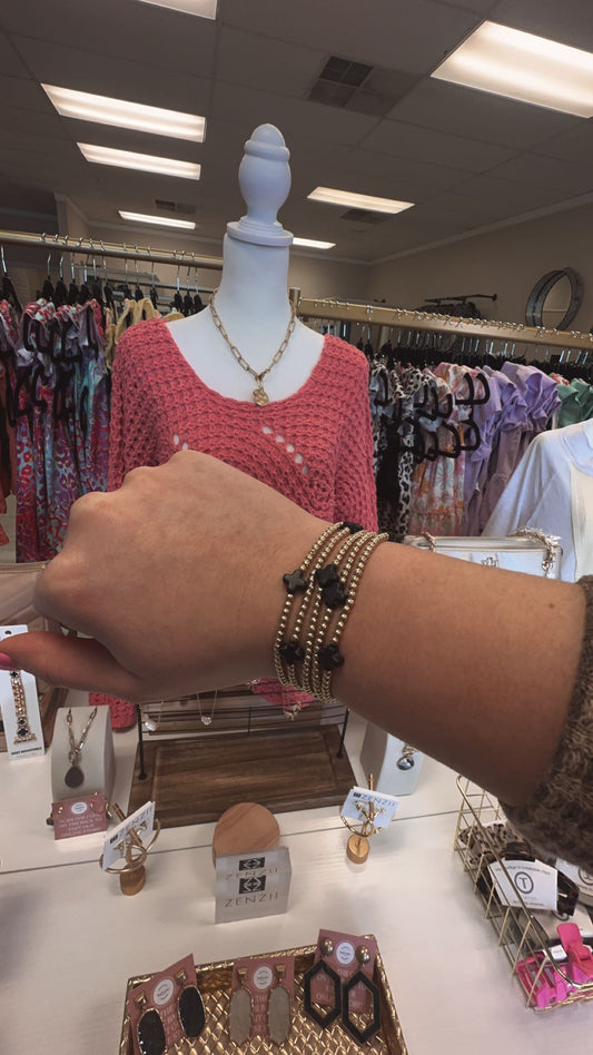 CROSS BRACLET SET 5PC