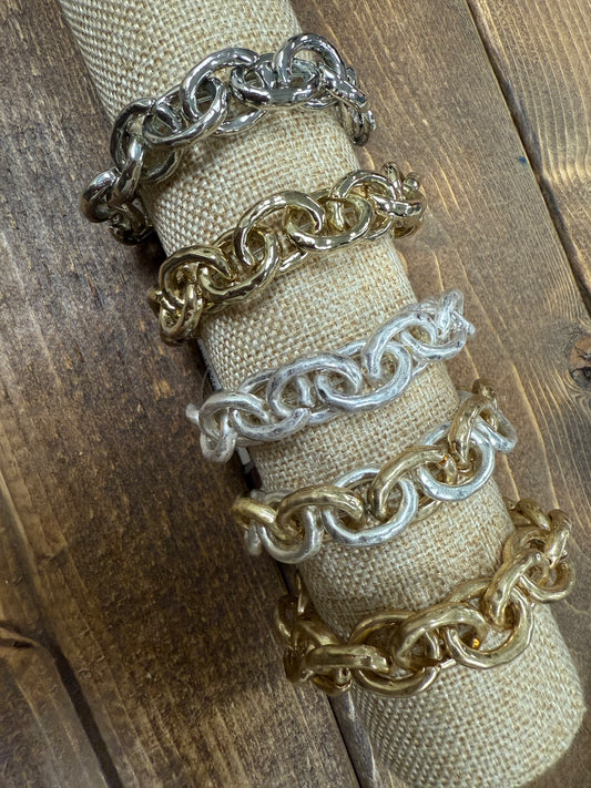 SMALL CHAIN LINK BRACLETS