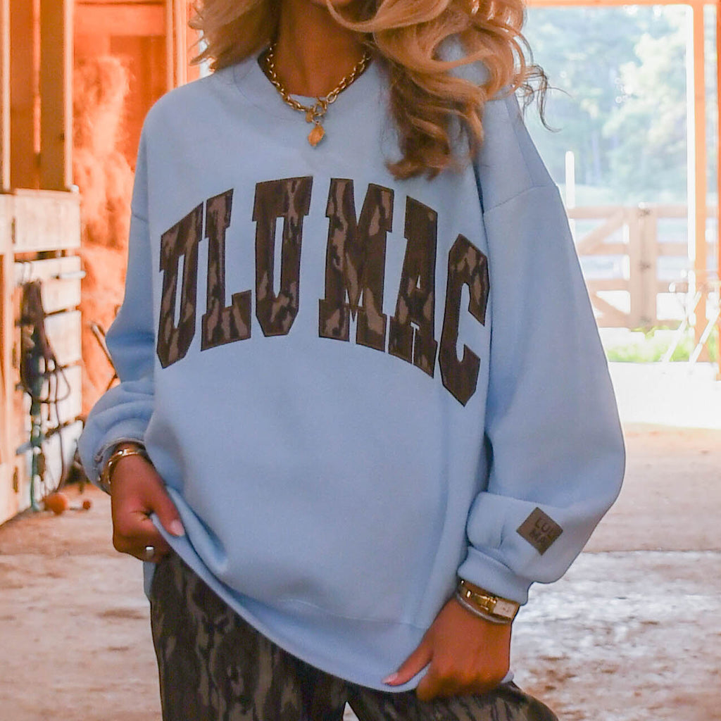 PREORDER: LULUMAC BC SWEATSHIRT LIGHT BLUE