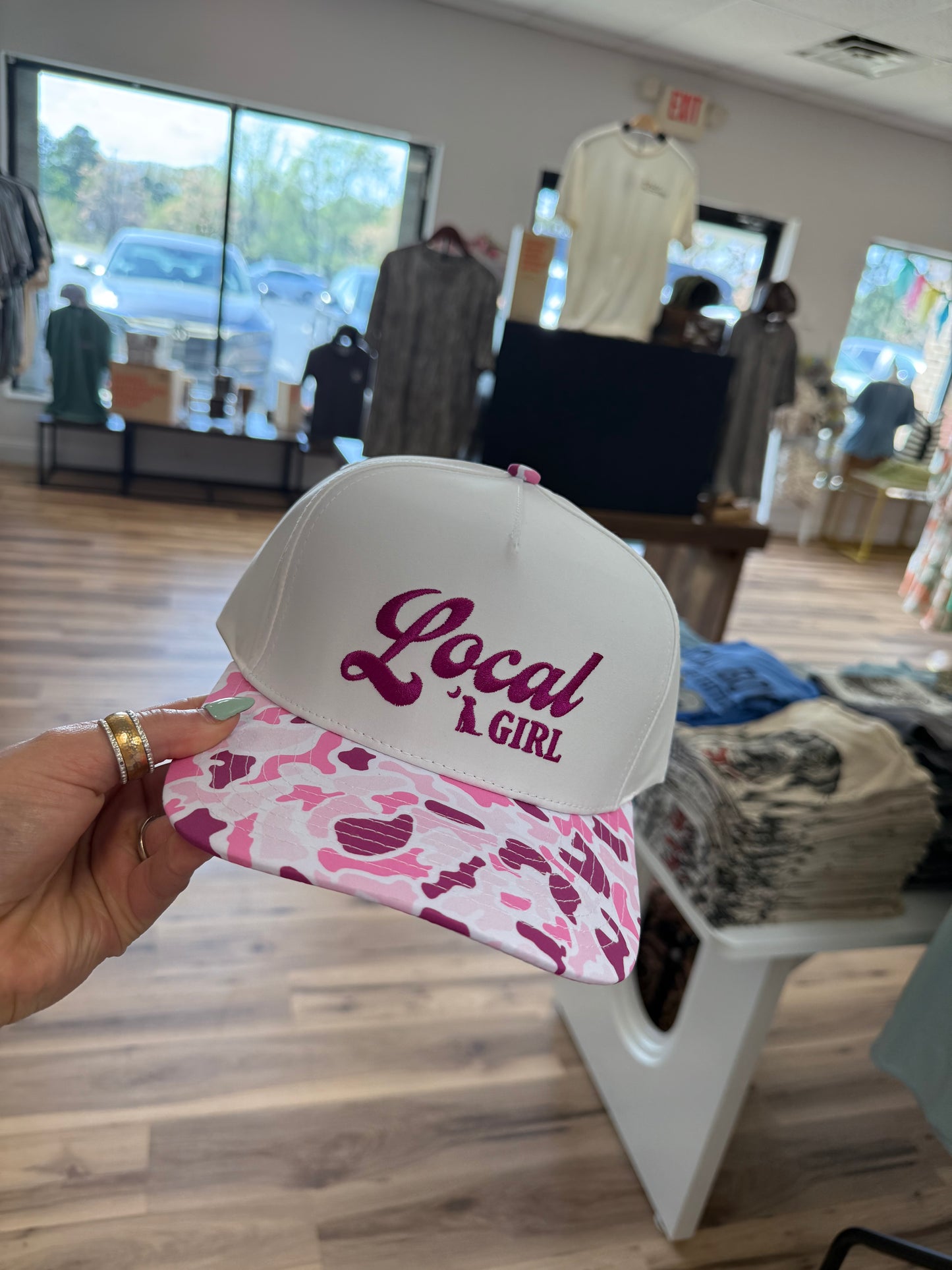 LG RETRO SCRIPT HAT
