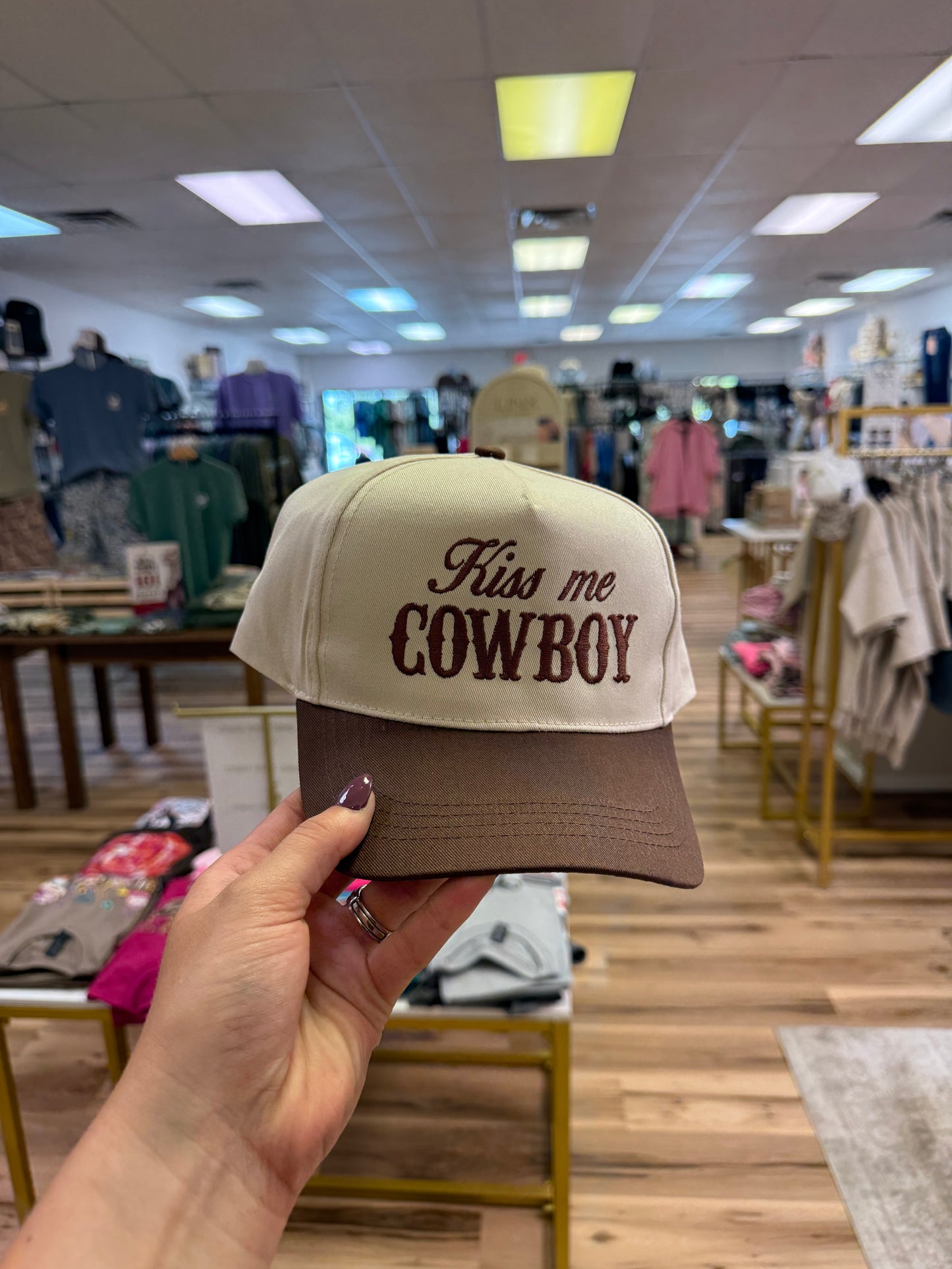 KISS ME COWBOY TRUCKER