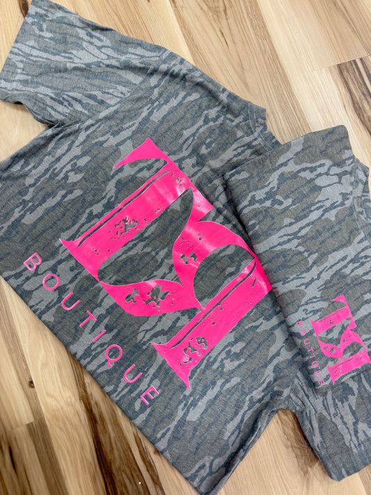 TR BOTTOMLAND CAMO T SHIRTS